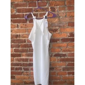 Small white form fitting dress